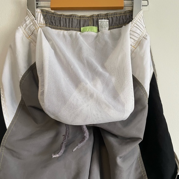 Green Dog Grey & Black  Men’s Swim Shorts - Picture 6 of 7